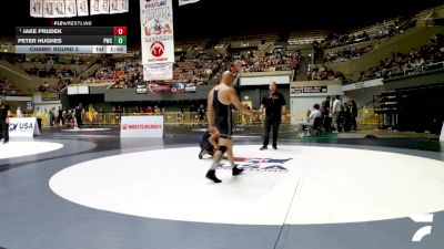 Open Men - 86 lbs Champ. Round 2 - Jake Prudek vs Peter Hughes, Petaluma Wrestling Club