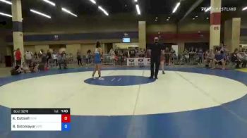 61 kg Consi Of 16 #1 - Kaitlyn Cottrell, Pioneer Grappling Academy vs Bridgette Sotomayor, Arizona Girls Wrestling