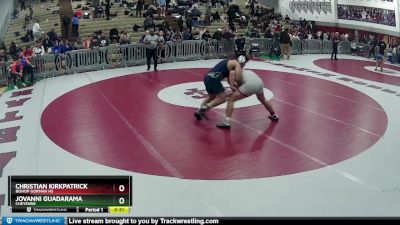 215 lbs Cons. Round 4 - Christian Kirkpatrick, Bishop Gorman HS vs Jovanni Guadarama, Cheyenne