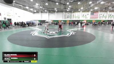 125 lbs Quarterfinal - Wyatt Skebba, Wisconsin vs Blake Beissel, Minnesota