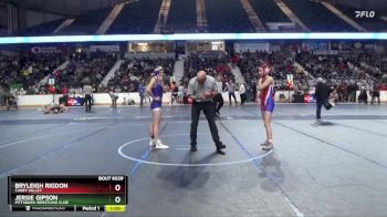 120 lbs Cons. Round 2 - Jersie Gipson, Pittsburg Wrestling Club vs Bryleigh Rigdon, Caney Valley