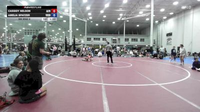 93 lbs Rr Rnd 9 - Cassidy Nelson, Alpha Girlz vs Amelia Spatzer, Steel Valley Vixens