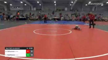 60 lbs Prelims - Dominic Schuman, Germantown Wrestling Elem vs Ty Matthews, Young Guns White