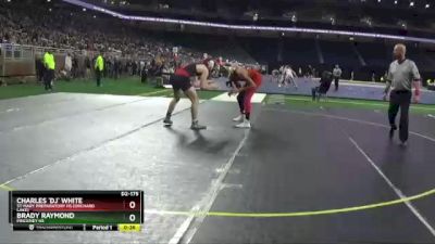 D2-175 lbs 7th Place Match - Brady Raymond, Pinckney HS vs Charles `DJ` White, St Mary Preparatory HS (Orchard Lake)