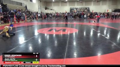 55 lbs Cons. Round 1 - Enzo Ruth, Ruthless Wrestling vs Kreed Jesnowski, WCAABE Knights