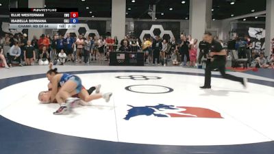 125 lbs Champ. Rd Of 64 - Ellie Westerman, Eagan Wrestling Club vs Isabella Sermana, California
