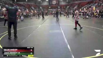 95 lbs Quarterfinal - Dillon VanDyke, West Michigan Pursuit vs Jason Grimmett Jr., Springport Spartans