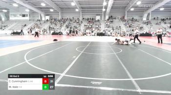 220 lbs Rr Rnd 3 - Caleb Cunningham, Claws Ohio Red vs Mason Hale, The Barn Burners-HHS