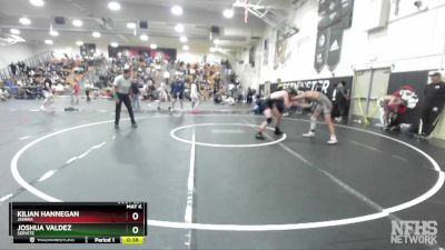 144 lbs Cons. Semi - Joshua Valdez, Servite vs Kilian Hannegan, JSerra