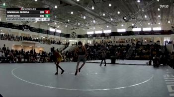 106 lbs 2nd Wrestleback (16 Team) - John Soha, St Pius X School vs Immanual Segura, Perry