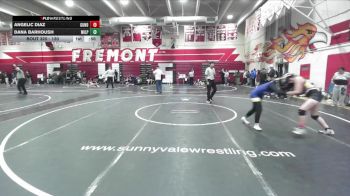 130 lbs Cons. Round 2 - Angelic Diaz, Gunderson vs Dana Barhoush, Milpitas