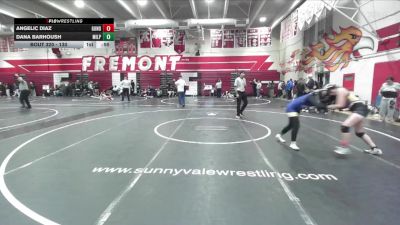 130 lbs Cons. Round 2 - Angelic Diaz, Gunderson vs Dana Barhoush, Milpitas