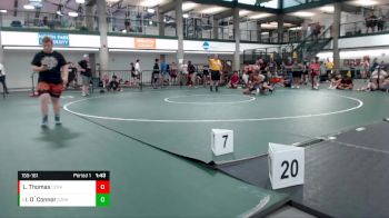 155-161 lbs Cons. Round 2 - Ian O`Connor, Illini Bluffs vs Logan Thomas, OFallon Little Panthers WC