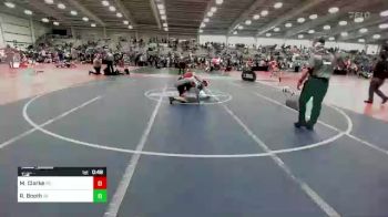 132 lbs Consi Of 32 #1 - Mason Clarke, NC vs Reed Booth, VA