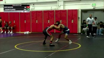 133 lbs Champ. Round 2 - Jair Suchite, Santa Ana College vs Elijah Flores, Cerritos College