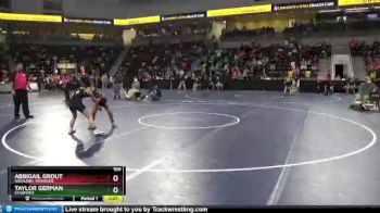 100 lbs Cons. Round 2 - Taylor German, Starmont vs Abbigail Grout, Highland, Riverside