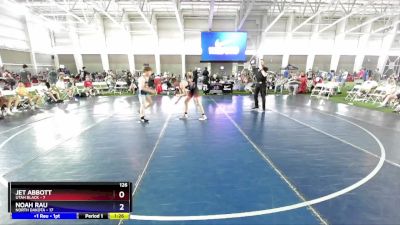 126 lbs Round 5 (6 Team) - Jet Abbott, Utah Black vs Noah Rau, North Dakota