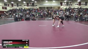 130 lbs Quarterfinal - Jordin Derr, Independence vs Adyen Keefe, Osage