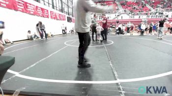 52 lbs Consi Of 4 - Maverick Meadows, Tuttle Wrestling vs Wriglee Ward, Grover Rains Wrestling Club