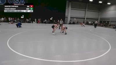 126 lbs Cons. Rd Of 32 - Hunter Chipman, Spartan Mat Club vs Bodee Bright, Montana