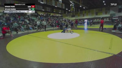 78 lbs Cons. Round 1 - Sylus Parra, Imperial Valley Panthers vs Ethan Park, So Cal Hammers Wrestling