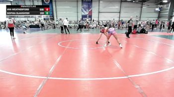 132 lbs Rr Rnd 1 - Ava Weatherford, Demolition Elite vs Sophia Slaughter, 5forty Lady Brawlers