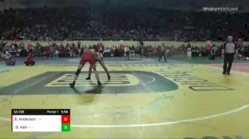 5A-138 lbs Quarterfinal - Braden Hall, Guthrie vs Braden Anderson, Carl Albert