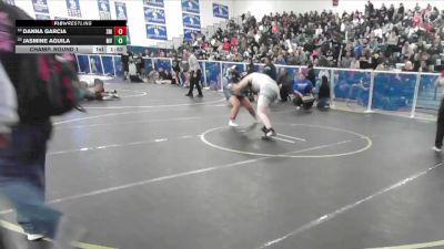 190 lbs Champ. Round 1 - Jasmine Aguila, Moreno Valley vs Danna Garcia, Santa Monica