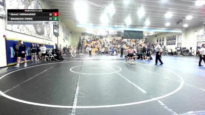 150 lbs 3rd Place Match - Brandon Owen, Paloma Valley vs Isaac Hernandez, Valley View