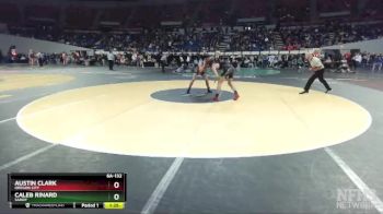 6A-132 lbs Champ. Round 2 - Caleb Rinard, Sandy vs Austin Clark, Oregon City