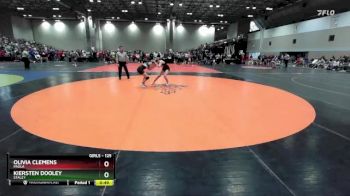 125 lbs Cons. Round 3 - Olivia Clemens, Paola vs Kiersten Dooley, Staley