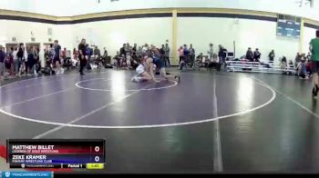 138 lbs Cons. Round 2 - Matthew Billet, Legends Of Gold Wrestling vs Zeke Kramer, Fishers Wrestling Club