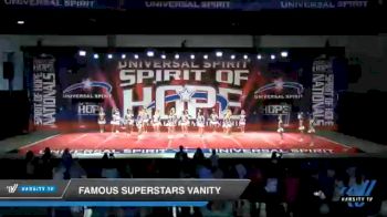 Famous Superstars Vanity [2021 Senior Coed 5 D2 Day 2] 2021 Universal Spirit: Spirit of Hope National Championship