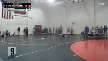 113 lbs Cons. Round 1 - Cooper Schaumleffel, Terre Haute North vs Aiden Nowlin, Tri-West