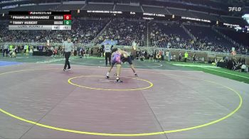 D1-150 lbs Cons. Round 3 - Timmy Hubert, Grand Ledge HS vs Franklin Hernandez, John Glenn HS (Westland)