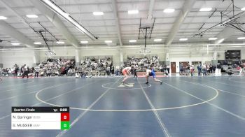 184 lbs Quarterfinal - Nolan Springer, Bucknell vs GAGE MUSSER, Air Force