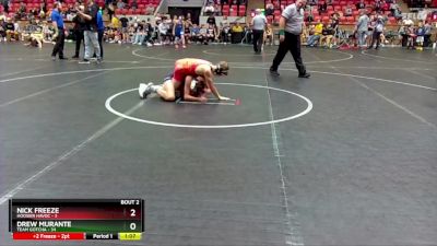 105 lbs Round 1 (4 Team) - Nick Freeze, Hoosier Havoc vs Drew Murante, Team Gotcha