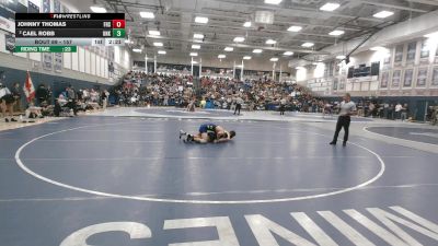 157 lbs Quarterfinal - Johnny Thomas, Fort Hays State vs Cael Robb, Nebraska-Kearney