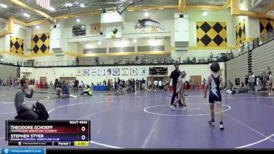 67 lbs Champ. Round 2 - Stephen Styer, Franklin Central Wrestling Club vs Theodore Schoeff, Contenders Wrestling Academy