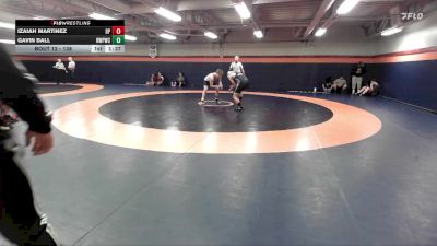 138 lbs Cons. Round 1 - Gavin Ball, Riverton Wolf Pack Wrestling Club vs Izaiah Martinez, Deseret Peak