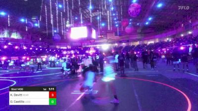 95 lbs Round Of 16 - Karson Devitt, Kearney Matcats vs Octavio Castillo, Juggernaut WC