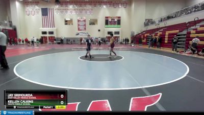 134 lbs Cons. Round 3 - Jay Srimoukda, East Valley Middle School vs Kellen Calkins, South Middle School