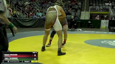 190 lbs Champ. Round 1 - Noah Weaver, Rossville vs Trey Dunning, Mishawaka High School