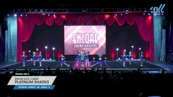 Biron Elite Cheer - Platinum Sharks [2023 L3 Junior - D2 - Small - B Day 2] 2023 Encore Grand Nationals