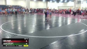 125 lbs Round 6 (8 Team) - Zoe Fisher, Team STL Green vs Alexis Bryant, South Dakota Heat