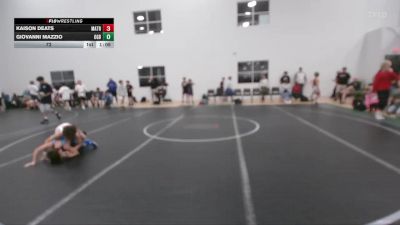 72 lbs Round 1 - Giovanni Mazzio, Ohio Gold Black vs Kaison Deats, Mat Assassins Red
