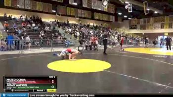 120 lbs Champ. Round 2 - Mateo Ochoa, Martin Luther King High School Wrestling vs Aidan Watson, South West Washington Wrestling Club