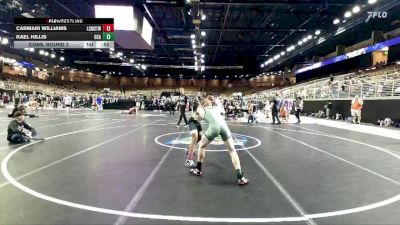 114 lbs Cons. Round 2 - Kael Hillis, GKA vs Carmani Williams, Long Cane Middle School/ Troup Wrestling