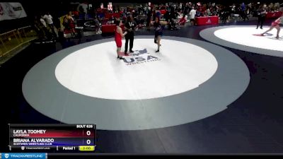 180 lbs Cons. Round 3 - Layla Toomey, California vs Briana Alvarado, Scotsmen Wrestling Club