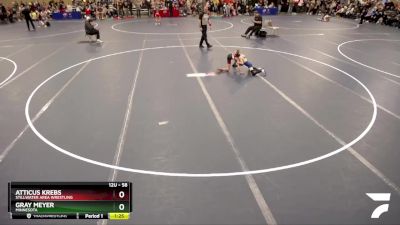 58 lbs Quarterfinal - Atticus Krebs, Stillwater Area Wrestling vs Gray Meyer, Minnesota